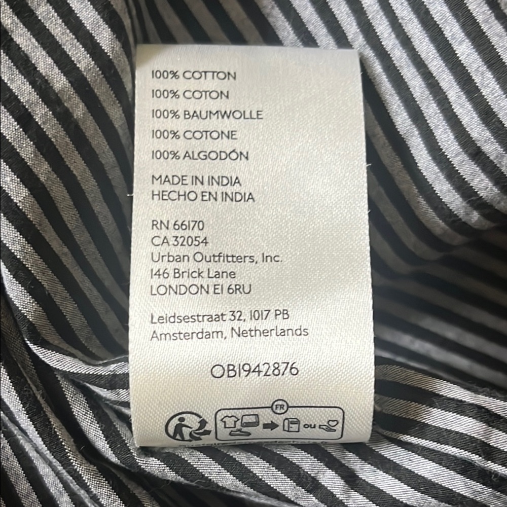Free People Black and Gray Long Sleeve Dress - Picture 16 of 17